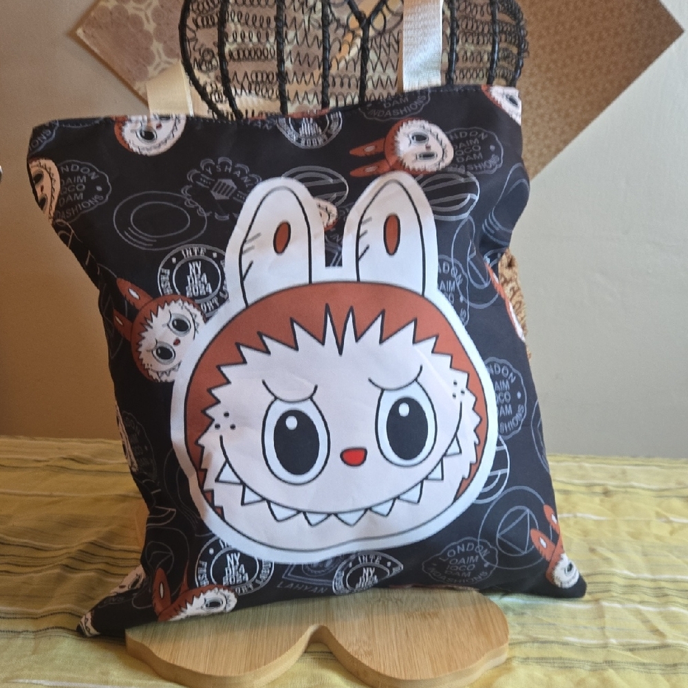 Cute Black and White Kids Pillow